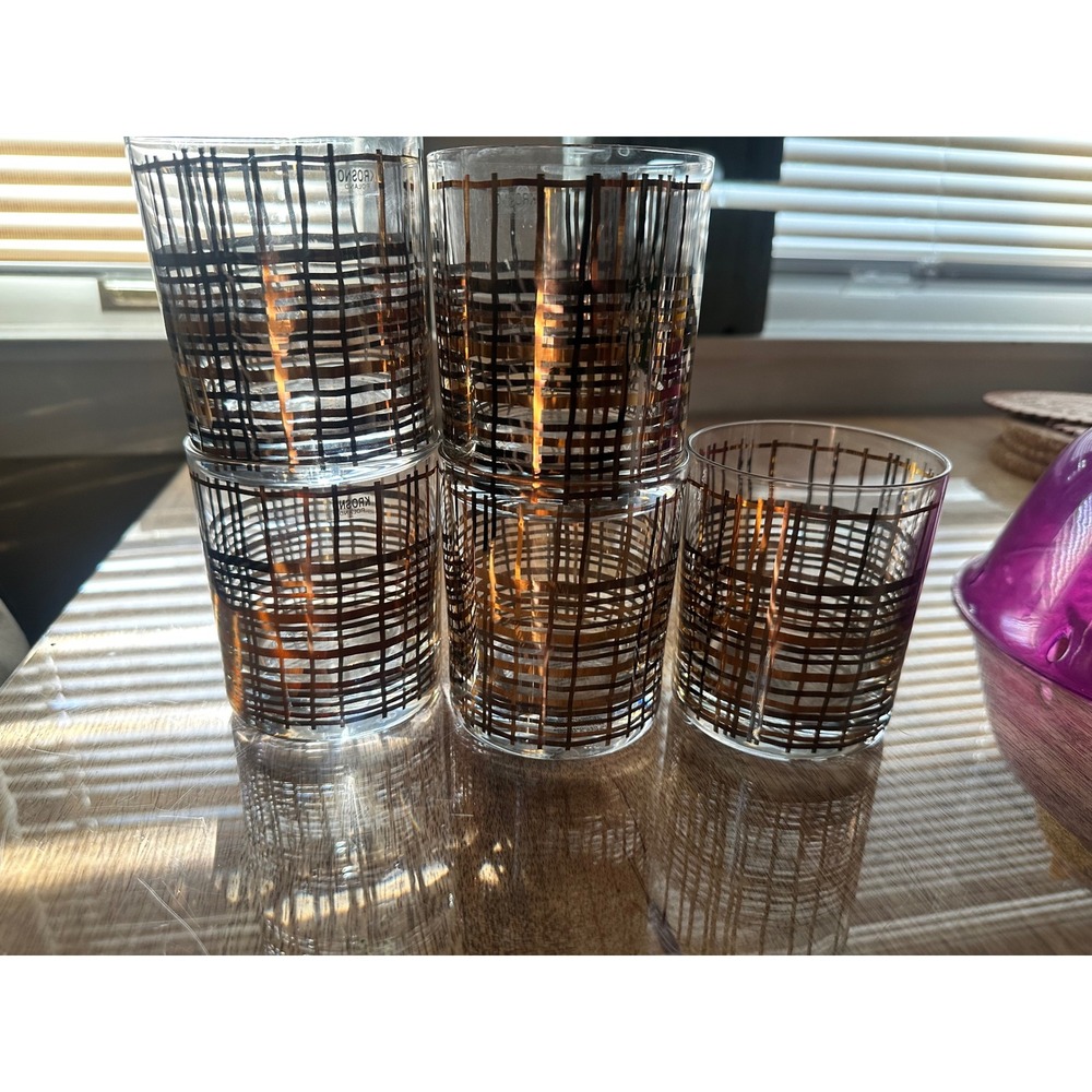 Crate & Barrel Mingle Double Old Fashioned Glasses – Set of 5